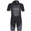 Trespass Scuba, Nero, 2/3, Corto 3 mm, in Neoprene, con Cerniera 7 mm, per Bambini/Ragazzi, età 2-3, Nero