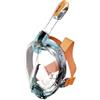 Seac Libera, Maschera Integrale da Snorkeling di Nuova Generazione, Silicone Ipoallergenico, Sgancio Rapido, 4 Taglie