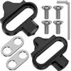 Ambienden SPD Cleats for Road Cycling Shoes | 2-Bolt KEO-Compatible Design | Durable Cleats Compatible with SPD SL Pedals | Ideal for Indoor Training, Outdoor Biking & Commuting (Sliver)