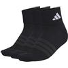 adidas Unisex CALZINI SPORTIVI CUSHIONED ALLA CAVIGLIA CONFEZIONE DA 3 PAIA