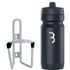 BBB Cycling Portaborraccia E Borraccia da 550ML per Tutte Le Biciclette Misura Universale Fueltank Comptank Combination Bianco/Nero Bianco BBC-03C
