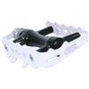 NC-17 Trekking PRO Pedals PRO - Pedali da Trekking in Alluminio, per Mountain Bike, con riflettori, Cuscinetti a Sfera e ASSE CR-Mo, Peso: 251 g per Coppia, Colore: Nero/Bianco