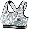 Beco Donna Crop Bikini Top, con Chiusura Posteriore Regolabile 3 Scomparti, Inserti cuciti, Adatto Come Coppa B o C, Donna, 5617, Bianco/colorato, 42