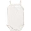 BABIDU Body Neonato con Spalline Sottili, 100% Cotone Morbido e Traspirante, Tutina Neonata con Volant, Comodo Abbigliamento da Primo Indossamento, Body Senza Maniche, Perfetto per l'Uso Estivo
