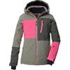 Killtec Ksw 442 Grls - Giacca da sci con cappuccio e paraneve