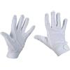 Covalliero Guanti da equit. in cotone, Jersey, t. L, bianco