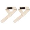 ProsourceFit Pair of Weight Lifting Straps for Men And Women, Adjustable Cotton Straps for Improved Grip, Beige