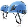 Kong. Mouse Sport. Casco da arrampicata, alpinismo, vie ferrate. Compatibile con cuffie e visiera. Casco di Sicurezza. CE EN 12492. 375g. Taglia Unica. Regolabile 52-64.cm. Made in Italy. Blu