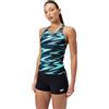 Speedo Donna Hyperboom Tankini | Quick Drying | Training | Fitnes | Chlorine Resistant, Arctic Glass, 38