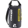CRESSI dal 1946 - Ocelot Dry Bag - Borsa Stagna Impermeabile Unisex da Mare, Barca e attività Acquatiche, Disponibile Piccola, Media e Grande, Nero/Giallo 10 L