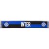 Inter Unisex - Adulto Sciarpa Stadio, Acrilico, Scacchi Nero/Blu, Taglia Unica