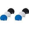 Intex Cuffia in Silicone I.24 Cuffia, Unisex - Adulto, Bianco/Blu/Nero, 13.3 x 1.6 x 15.9 cm (Confezione da 2)