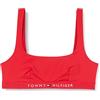 Tommy Hilfiger Top Bikini a Bralette Donna Non Imbottito, Rosso (Primary Red), XS