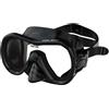SEAC Giglio MD, Maschera Snorkeling e Immersione Subacquea Adulto Monolente, Taglia Piccola, Nero