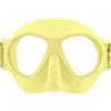 Cressi dal 1946 - Breezy Mask - Maschera Lenti in Policarbonato e Facciale Morbido TPR per Snorkeling, Nuoto in Superficie Vacanze al Mare - Giallo_Cinghiolo Elastico Bianco - Taglia Unica