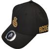 RCD Espanyol |Berretto Premium Nero Scudo Dorato Adulto