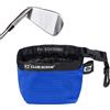 Club Scrub, Borsa per la Pulizia di Mazze e Palle da Golf, Fodera Impermeabile Tecnologia Clean Face, Esterno in Microfibra Perfettamente Asciutto, Clip Staccabile, Lavabile in Lavatrice, Blu PRO
