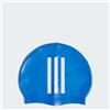 adidas Unisex - Bambini e Ragazzi 3-Stripes Swim cap Kids
