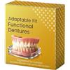 GFRGFH Kit di protesi dentale con rivestimento in silicone morbido, faccette dentali complete regolabili e dentiera cosmetica provvisoria per correggere spazi vuoti e denti irregolari. (1 pezzo)