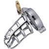 nanronron Gabbia per peni, gabbia di castità da uomo, in metallo, gabbia per pene