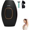 QTERHYD Solippy Luce Pulsata,Solippy Loop Pilatore Laser,Epilatore A Luce Pulsata Con 5 Intensità,Per Gambe, Braccia, Ascelle E Zona Bikini，Nero