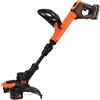 BLACK+DECKER Decespugliatore da 18 V, 28 cm, kit da 2 Ah, BCST918D1-GB
