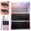 WENDY LASHES Kit Ciglia Extension FD18/B,7D Con Ciglia-Inferiori Sottili