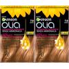 Garnier Olia Tinta Capelli Permanente Senza Ammoniaca Colorazione con Oli di Fiori di Origine Naturale ad Azione Illuminante e Nutriente Colore 7.0 Biondo - 2 Confezioni