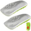 HECHKJ Solette Rialzate Uomo 1,5 cm, Rialzo Tallone per Scarpe Morbido, Altezza Aumentando Tallone Solette Antiscivolo, per Aumentare L'altezza, Massaggiare e Alleviare L'affaticamento del Piede