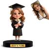 OISPKN Regali Laurea Donna Personalizzate, Decorazioni Laurea Figurine, Personalizzate Targa Decorativi 2D Acrilico con Foto | Festa Diploma Studio | Idea Motivazionale Studente