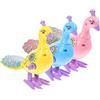 UPKOCH 3 Giochi a Carica per Bambini e Bambine Giochi di Coordinazione Occhio-Mano Design Cartoon di Pavone in Plastica per Area Giochi