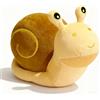 CYGMRFH Soffice e confortevole peluche di lumaca in giallo caldo, morbido cuscino coccoloso, compagno di relax per divano, decorazione per camera e soggiorno, regalo affettuoso per ogni occasione