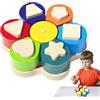 Generico Wooden Learning Toy, Color Sorting Blocks, Shape Recognition Stacker, Puzzle Board, Educational Kids Game Set for Children, Boys, Girls, Home, Playroom, Preschool, Classroom, 6.89x6.89x1.57 Inches