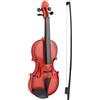 Generic Giocattolo per Violino di Simulazione per Bambini, Strumento Musicale a Corde Regolabile, Violino Educativo Giocabile per Principianti (Light Brown)