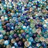 Tokaneit 100 Pezzi Biglie Colorate in Vetro, Multicolor Trasparente Marmi di Vetro Per Decorazioni,Per Sport All'aperto, per la Decorazione di Acquari, Produzione Artigianale