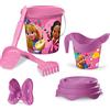 MONDO 28714 Disney Alice Bucket, Set Mare Renew Toys con Secchiello, Paletta, Rastrello, Setaccio, Formina, Annaffiatoio Inclusi, Multicolore, 17 cm