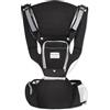 SONARIN 3-in-1 Leggero Marsupio Neonati con Sedile,Multifunzionale Traspirante Portantina Porta Bambino Fascia Porta Bebè con Cappuccio Rimovibile,Multi-Posizioni per Neonati(Nero)