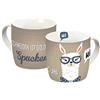 GEDALABELS GEDA 12009 Beige, Blu, Bianco Universale 6pezzo(i) tazza