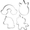 Zenker 684519 - Stampino per biscotti con unicorno, in acciaio inossidabile, 6,6 x 8 cm, colore: Argento