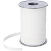PRÄSENT C.E. Pattberg - Nastro per regali, bianco opaco, 200 m, per confezionare regali, larghezza 10 mm, per creare bellissime decorazioni floreali e baby shower, nastri pastello per palloncini - per ogni occasione