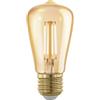 EGLO LED E27 dimmerabile, lampadina vintage dorata, 4W (equiv.
