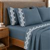 PETTI Artigiani Italiani - Set Lenzuola Singole Percalle Cotone con Pizzo Rebrodè Avion, Completo Letto 3 Pezzi, 100% Made in Italy