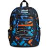 Seven Zaino Scuola Seven Advanced - Melt Boy Ragazzo - Nero, Blu - Doppio scomparto con Speaker wireless - Tasca porta borraccia