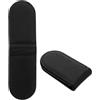 TIKODIDA Porta Soldi Uomo Clip Contanti Magnetico in Pelle Pu Nero, Leggero e Pratico per Lavoro e Shopping, Confezione 2 Pezzi, Design Elegante e Funzionale