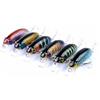 FESTFENDS 6 Pezzi Minnow Baits Esca Artificiale da Pesca, Esca Pesce Senza Coda, ABS, 9,7g, Aspetto Realistico, per Bass e Pesci, Pesca Outdoor