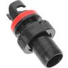 SOESFOUFU Adattatore Valvola Aria per Pompa Gonfiabile, Adattatore per Pompa Paddle Board, Plastico Nero, Diametro Esterno 21,6mm, per Canoe e Paddleboard, Principianti ed Esperti