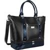 Generic Borsa da Golf Sacca Borsa da Viaggio Borsone Borsa Sportiva con Scomparto Scarpe in Poliestere Impermeabile con Manici E Tracolla Adatta a Campo da, Black
