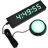 SEAFRONT Timer da Competizione a LED Verde, Cronometro Sportivo 1,5 in for Gare e Allenamento