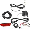 BuyWeek Set di fanali Posteriori per Bici elettriche, luci di Avvertimento Posteriori Anteriori per Bici elettriche da 12V a 72V con Interruttore e Cavo