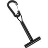 TOPPERFUN Imbobinatore per Mulinelli da Pesca in Lega di Alluminio Nero, Compatto e Leggero Aggancio Rapido, Accessorio Pratico per Organizzare Bobine Durante la Pesca All'aperto